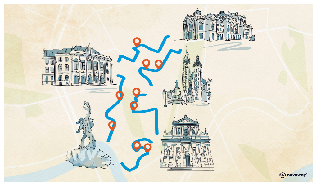 00 mapa histórico de cracovia