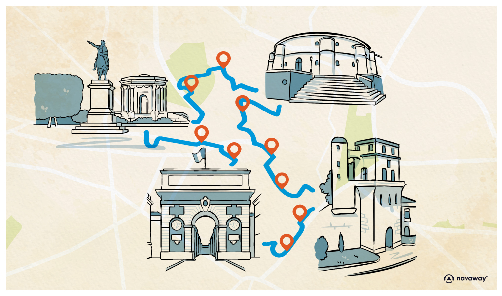 Itinéraire visite Montpellier