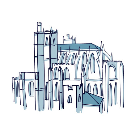 06 cathedrale saint just et saint pasteur narbonne poi petit