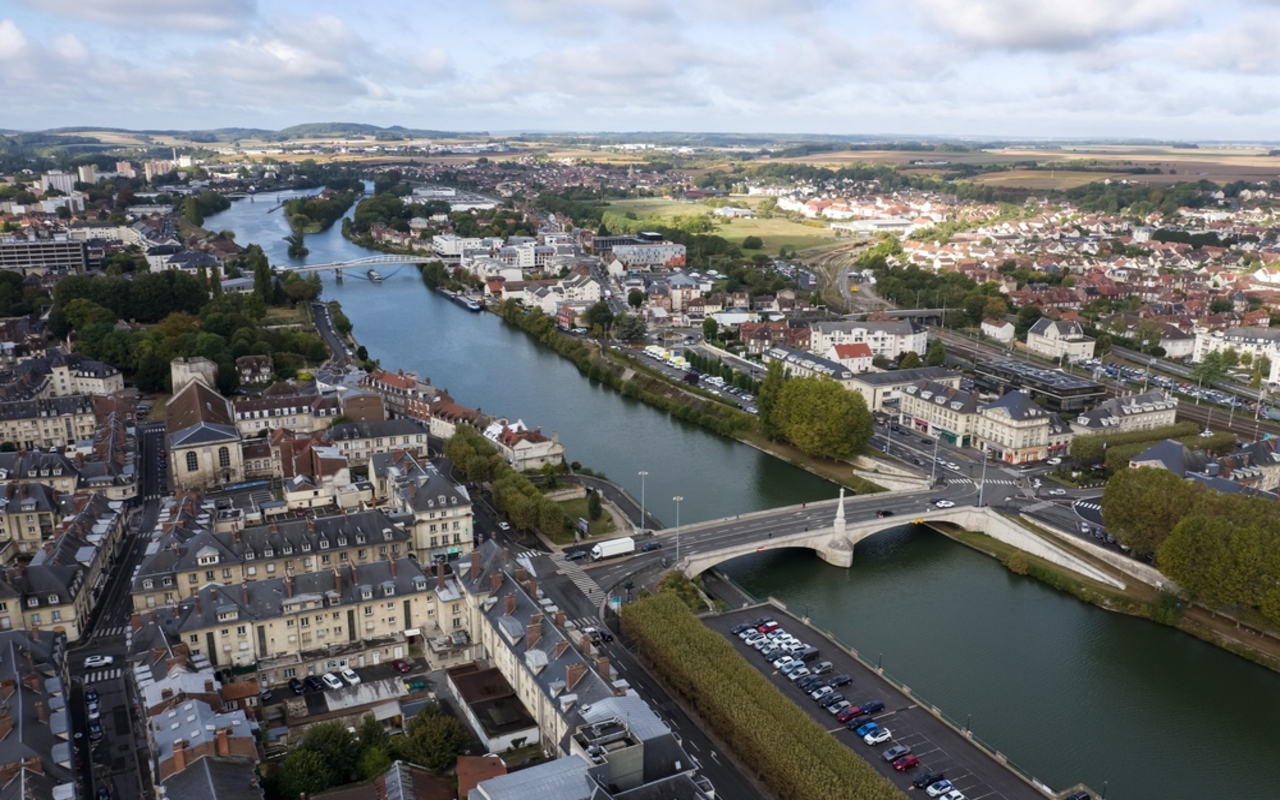 Vistas,De,Compiegne,,Francia,,Por,Drone