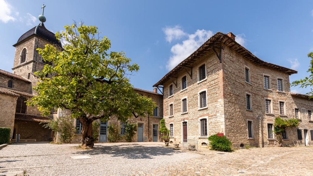 The,Beautiful,Medieval,City,Of,Pérouges,In,France,On,August