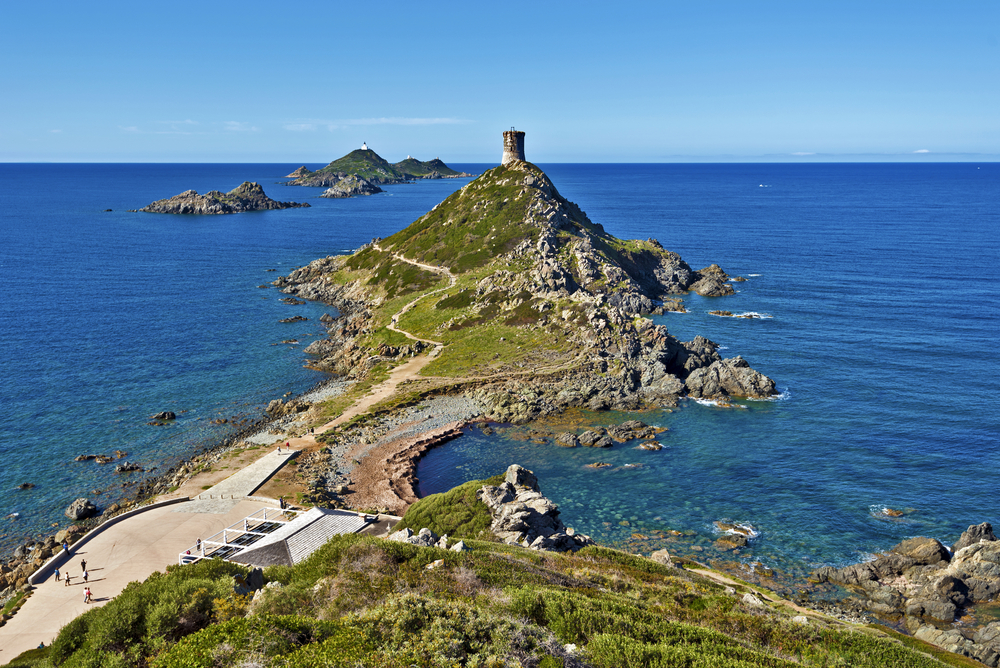 View,At,Pointe,Of,Parata,With,Genoese,Tower,And,Archipelago