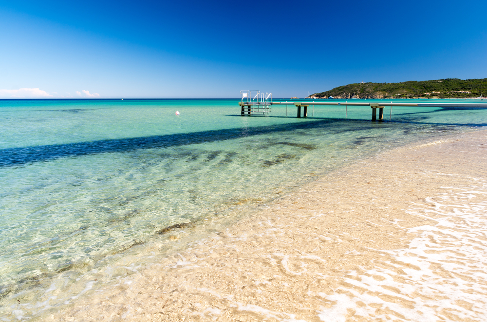 Crystal,Clear,Water,On,Pampelonne,Beach,Near,Saint,Tropez,In