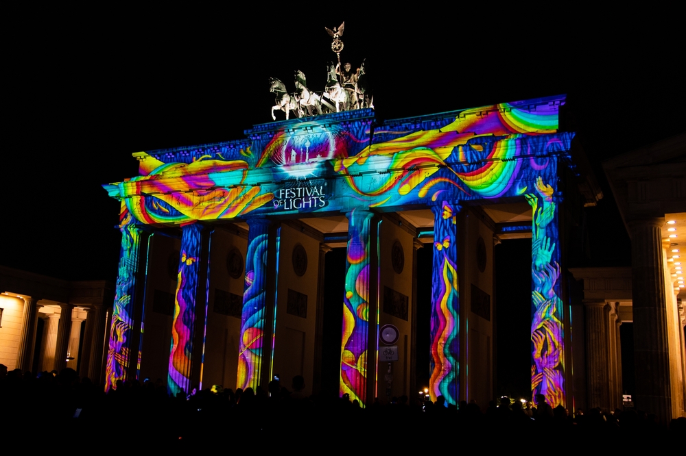 Germany,,Berlin, ,06.10.2023:,Brandenburg,Gate,,Festival,Of,Lights.