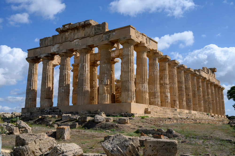 Ancient,Greek,Temple,In,Sicily,,Italy.