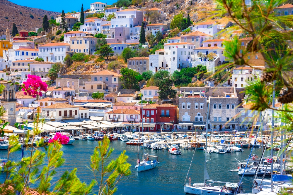 View,Of,The,Amazing,Hydra,Island,,Greece.