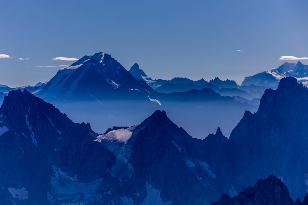 Mountain,Landscape,Of,The,Alps,In,Chamonix,Valley,,France.,Alpine
