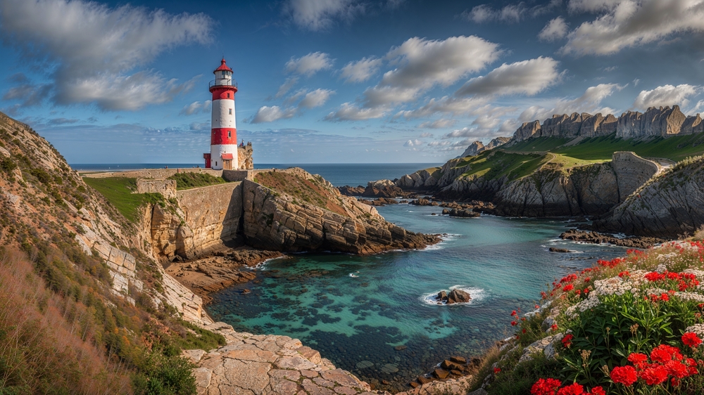 A,Beacon,Of,Brittany:,Le,Conquet's,Timeless,Lighthouse