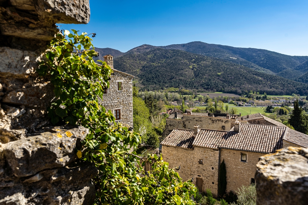 View,On,The,Village,Of,Poët laval,Drôme
