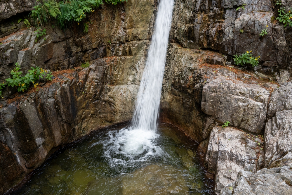 Cascade,Du,Méli.,View,Of,Meli,Waterfall.,Corsica,,France.
