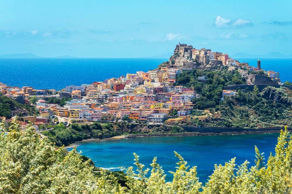 View,Of,The,Old,Colorful,Medieval,Village,Of,Castelsardo,Near