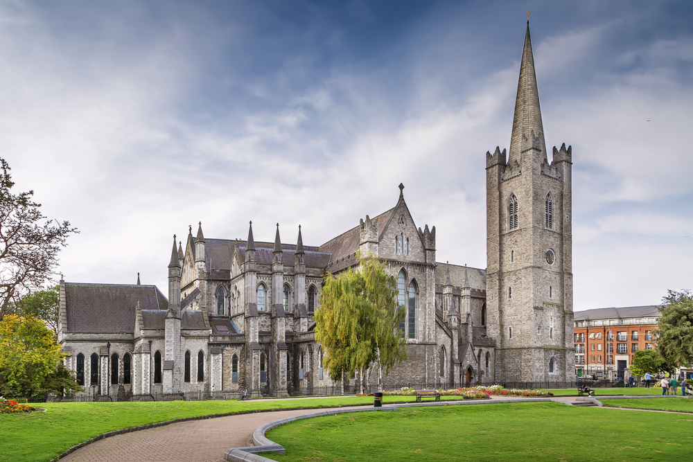 Saint,Patrick's,Cathedral,In,Dublin,,Ireland,,Founded,In,1191,,Is